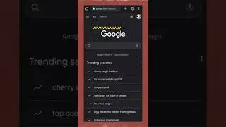 Google setting - Full dark theme