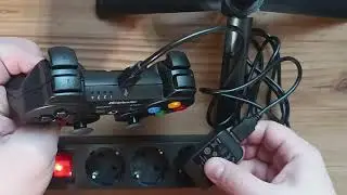 Порядок зарядки геймпада Defender Crusher