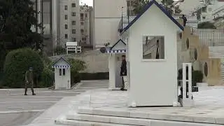 Evzones Greek Presidential Guard  &Tau;omb of Unknown Soldier  Monument in Athens   20 - 12 - 2025