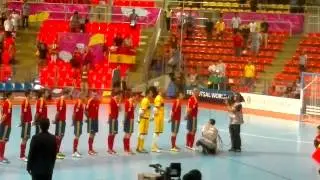 National Anthem. Italy vs Spain. Semi Final 