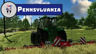 LS22 PENNSYLVANIA #04 : Gras wenden f&uuml;r unsere K&uuml;he | FARMING SIMULATOR 22