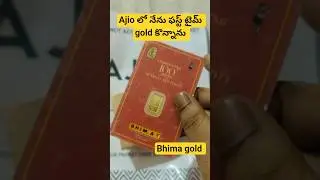 #ajio gold shopping #goldcoin #meesho #ajio #gold #unboxing