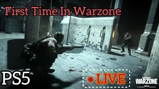 Playing Warzone For The First Time | PS5 | 🔴 LIVE