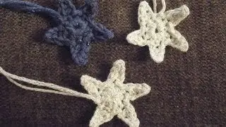 (crochet) How To - Crochet a Simple Star