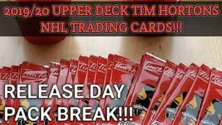 Opening 50 Packs of 19/20 Upper Deck Tim Hortons NHL Trading Cards (pt 1)