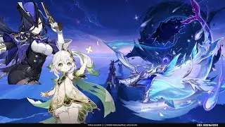 Duo Clorinde c1 + Nahida c0 vs Narwhal  |  One Phase / shadow skip