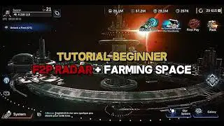 NOVA SPACE ARMADA - TUTORIAL BEGINNER - F2P RADAR + FARMING SPACE