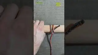 Master This Essential Knot ,Ground Line Hitch  ..#KnotTying #Ropework #SurvivalSkills