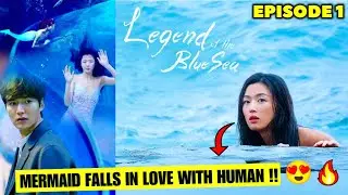 Mermaid Falls in Love with a Human 😍 | The Legend of the Blue Sea Episode 1 Explained in Hindi