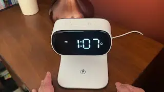Digital Alarm Clock Review ⏰ Wireless Charging + Touch Lamp in One