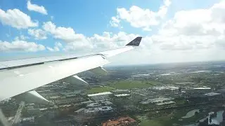 Virgin Atlantic Airbus A330 G-VGEM Landing at Miami International Airport