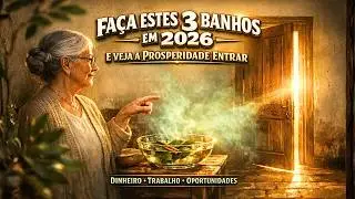 FAÇA ESTES 3 BANHOS EM 2026 E VEJA A PROSPERIDADE ENTRAR — Ritual Antigo para Destravar Dinheiro.