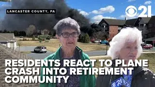 Retirement community residents recall as crews flooded scene after plane crash