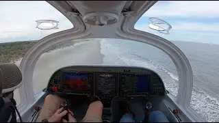 Super Petrel flight KSSI-KSAV