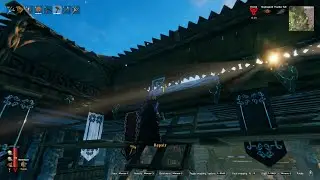 Valheim - The Village - Days 1934 - 1943 - Calm Before Ashfall - Dock Decorating with Tar & Shields