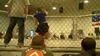Nate Mcbride Wins MMA Cage Fight By KNOCKOUT
