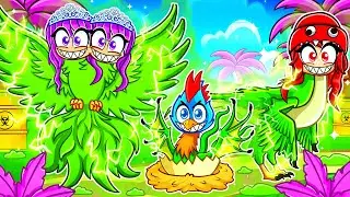 Born Into a MUTANT FAMILY in Roblox Feather Family!