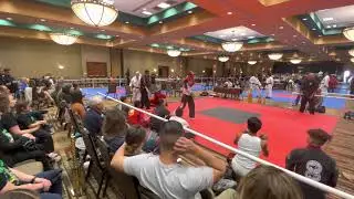 Kai’s first fight in his first Grand Internationals competition. Lost to a black belt