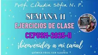 Semana 11   Química 2025 II SOLUCION CLASE