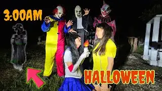 VISITAMOS UN CEMENTERIO EN LA MADRUGADA | INVOCAMOS ESPIRITUS CON UN RITUAL 😱