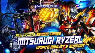 MASTER DUEL - REVIEW COMBO! MITSURUGI RYZEAL DECK UPDATE WITH NEW BANLIST & SUPPORT ECLIPSE TWIN
