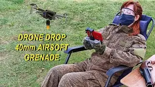 Red Sonja Airsoft: drone drop 40mm grenade