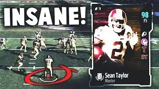 SEAN TAYLOR WITH 5 TD'S AND 2 USER PICKS! 98 Overall MUT Master Sean Taylor! Madden 18 Ultimate Team