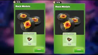 Clash Of Clans - FREE 2x100 Rock Medals