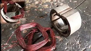 Field Coil Copper Winding Complete Video 