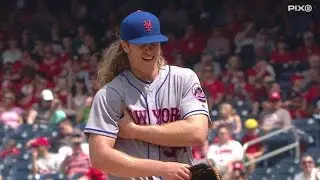 NYM@WSH: Syndergaard exits game in 2nd with injury