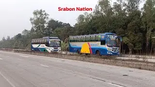 Bus Race In Bangladesh l bus video l bus race