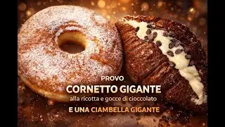 PROVO UN CORNETTO AL CIOCCOLATO CON RICOTTA E UNA CIAMBELLA GIGANTE