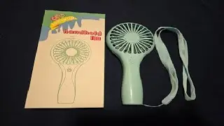 TriPole Mini Handheld Fan Battery Operated Small Personal Portable Fans Speed Adjustable USB Recharg