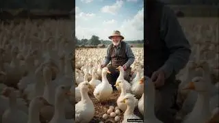 The Clever Ducks and the Farmer&rsquo;s Trick #egg #ducks #ai #freefire #trending
