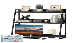 VEVOR Desktop Bookshelf 2 Tier Desktop Storage Organizer 37.4
