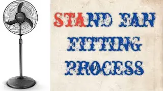 Stand fan fitting complete process // karimelectrical telugu
