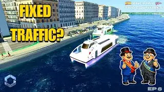 The Ferry Revolution! Fix for the Traffic? | One Map Two Countries – Ep. 6 | Cities: Skylines II