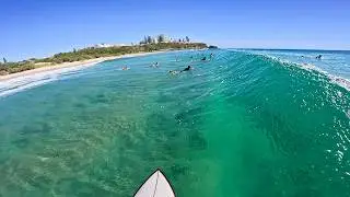 SURFING AT THE LEGENDARY D-BAH! (RAW POV)