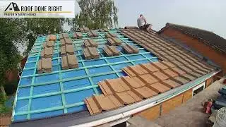 Aged Roof Repair + Adding Lifespan To The Roof - Time Lapse