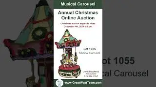 Musical Carousel at online auction