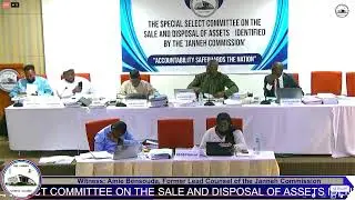 SPECIAL SELECT COMMITTEE ON THE SALE AND DISPOSAL OF ASSETS IDENTIFIED BY THE &lsquo;JANNEH COMMISSION&rsquo;