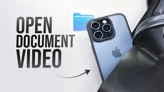 How to Open Document Video in iPhone (tutorial)