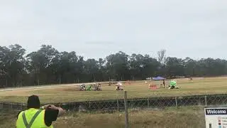 Brodie Vassall Boxstock outlaw kart Nepean raceway 27/9/2025 Heat 3