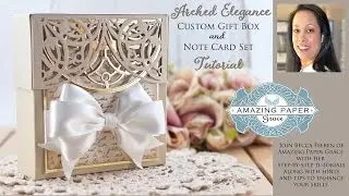 APG - Introducing Spellbinders Arched Elegance -  Gift Card Set Tutorial