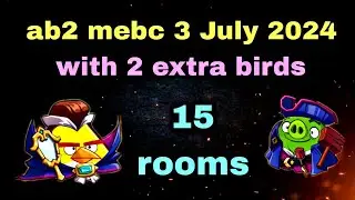 Angry birds 2 mighty eagle bootcamp Mebc 3 July 2024 with 2 extra birds chuck+leo#ab2 mebc today