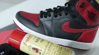 Angelus Review Glitter/Crystal Removal Jordan 1 Banned 2016