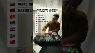 Each balkan Countries famous tiktok song