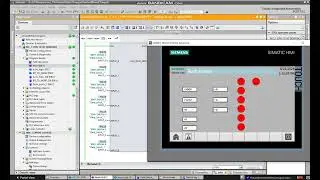 #Siemens Bit to Word conversion and Status shows in TP900 HMI.