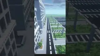 Minecraft: City Mall Progress Part 4 #shorts