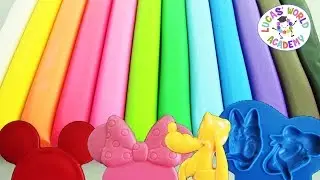 Learn Colors Play Doh Mickey Mouse CLUBHOUSE Disney Junior Toys Learning Activities & Songs for Kids